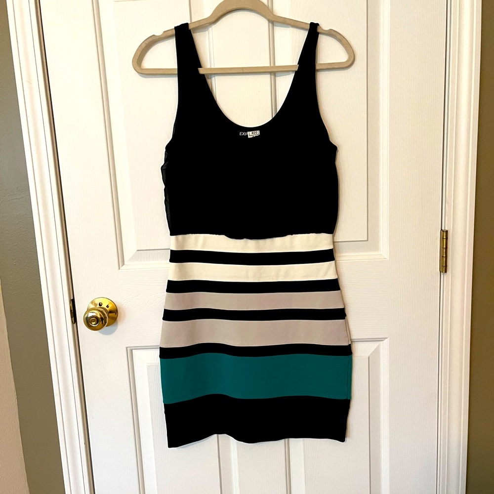 Bodycon Multi-Color Tank Mini Dress